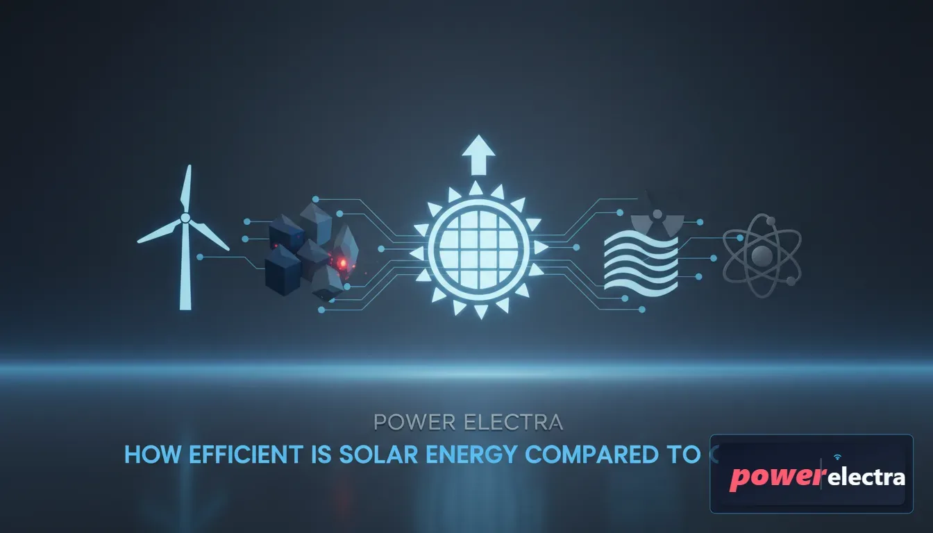 How Efficient is Solar Energy Compared to Others? A Student’s Deep Dive