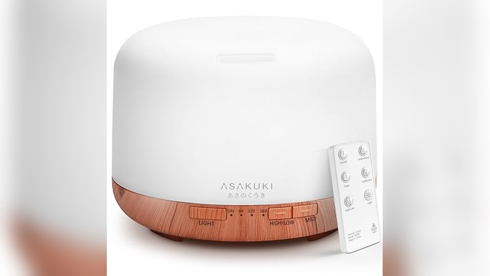 ASAKUKI 500ML Essential Oil Diffuser Review – Quiet & Colorful